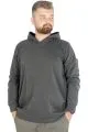 Big Tall Men s Sweat Hooded Pocket Zippered Linexpected 21521 Black