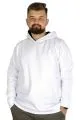 Erkek Sweat Kapşon Pike Basic 22532 Beyaz BEYAZ