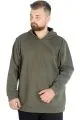 Erkek Sweat Kapşon Pike Basic 22532 Haki HAKI