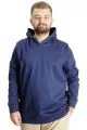 Big Size Mens Sweat Hood Pike Basic 22532 Indigo