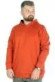 Erkek Sweat Kapşon Pike Basic 22532 Kiremit KIREMIT