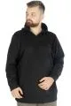 Erkek Sweat Kapşon Pike Basic 22532 Siyah SIYAH