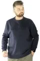 Erkek Sweatshirt Bisiklet Yaka Vintage 22543 Lacivert LACIVERT