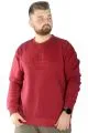 Erkek Sweatshirt Bisiklet Yaka Reach High 22544 Bordo