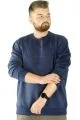 Erkek Sweatshirt Bisiklet Yaka Reach High 22544 İndigo INDIGO