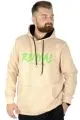 Büyük Beden Erkek Sweatshirt Kapşonlu Kanguru Revival 22545 Bej BEJ