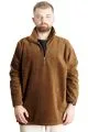Man Sweat Polo Yarım Zipper Polar 22548 Brown