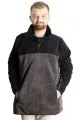 Man Sweat Polo Yarım Zipper Polar 22552 Smoked