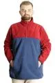 Erkek Sweat Polo Yaka Yarım Fermuarlı Polar 22552 İndigo