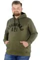 Big Tall Men's Sweatshirt Hooded Muhammad Ali 22561 Khaki