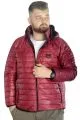 Büyük Beden Mont Kapitone Kapşonlu 22602 Bordo BORDO