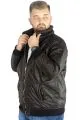 Big-Tall Men's Comfort Capitone Zippered Jacket 21048 Burgundy