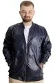 Big-Tall Men College Coat Jesica 22611 Dark Blue