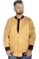 Big-Tall Men College Coat Jesica 22611 Yellow