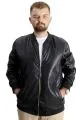Big-Tall Men College Coat Jesica 22611 Black