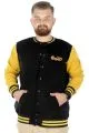 Big Tall Men College Coats Super 22614 Mustard-Black