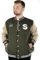 Big Tall Men College Coats  Stan 22615 Khaki