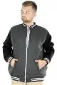 Big Tall Men College Coats 22618 Anthracite