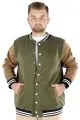 Big Tall Men College Coats 22619 Khaki