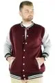 Big Tall Men College Coats 22619 Damson