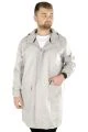 Big Tall Men Raincoat Hooded 22700 Beige