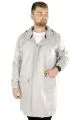 Big Tall Men Raincoat Hooded 22700 Beige