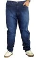 Big Tall Men Jeans Alpha 22910 Navy Blue