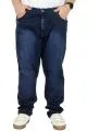 Büyük Beden Erkek Kot Pantolon Klasik 5Cep Elita Blue 22924 Lacivert [product_color]