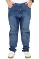 Büyük Beden Erkek Kot Pantolon Klasik 5Cep Elita Blue 22924 Mavi [product_color]