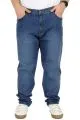 Büyük Beden Erkek Kot Pantolon Klasik 5Cep Mark 22930 Mavi [product_color]