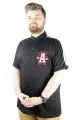 Büyük Beden Erkek T shirt Polo Best Team 22307 Siyah SIYAH