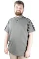 Büyük Beden Erkek T shirt Polo Live Lucky 22306 Haki HAKI