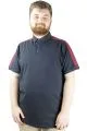 Büyük Beden Erkek T shirt Polo Live Lucky 22306 Lacivert LACIVERT