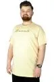 Büyük Beden T-Shirt Baskılı Renovate 22157 Bej [product_color]