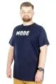 Büyük Beden T-Shirt Bis Yaka Mode 22196 Lacivert [product_color]
