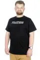 Büyük Beden T-Shirt Bis Yaka Prayers 22185 Siyah [product_color]