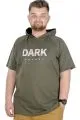 Büyük Beden T-Shirt Kapşonlu Dark 22176 Haki [product_color]