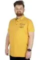 Büyük Beden T-Shirt Polo MD500E 22342 Hardal [product_color]