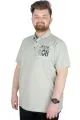 Büyük Beden T-Shirt Polo Skipper Crew 22341 Yeşil [product_color]