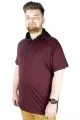 Büyük Beden Tshirt Reglan Kapşonlu 22117 Mürdüm MURDUM