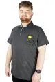 Erkek Polo T shirt Explore The World 22313 Antramelanj ANTRASIT