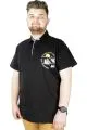 Erkek Polo T shirt Explore The World 22313 Siyah SIYAH