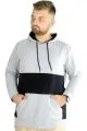 Erkek Sweat Kapşon Parçalı Kanguru Cep 22527 Grimelanj [product_color]
