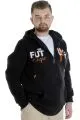 Erkek Sweat Kapşonlu Fermuarlı Future 22535 Siyah [product_color]