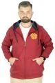 Erkek Sweat Kapşonlu Fermuarlı Karmashek 22538 Bordo [product_color]