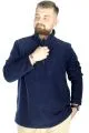 Erkek Sweat Polo Yaka Yarım Fermuarlı Polar 22548 Lacivert [product_color]