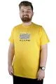 Erkek T shirt Bis Yaka Dream Scape 22111 Hardal HARDAL