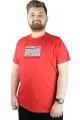Erkek T shirt Bis Yaka Dream Scape 22111 Kırmızı KIRMIZI