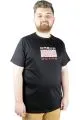 Erkek T shirt Bis Yaka Dream Scape 22111 Siyah SIYAH