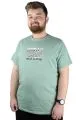 Erkek T shirt Bis Yaka Dream Scape 22111 Yeşil YESIL